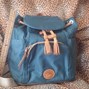 Hunter Green and Tan Backpack